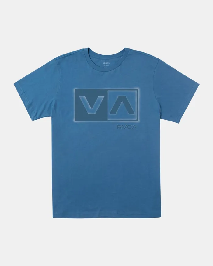 RVCA Tees Tanks Boy039s Balance Box TShirt Cool Blue 8211 Boys
