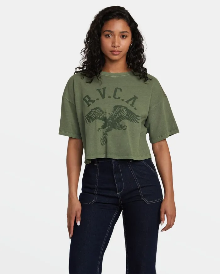 RVCA Tees Tanks Byob TShirt Leaf 8211 Women