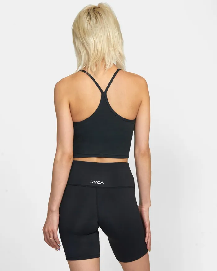 RVCA Tops Base Tank Sports Bra Black 8211 Women
