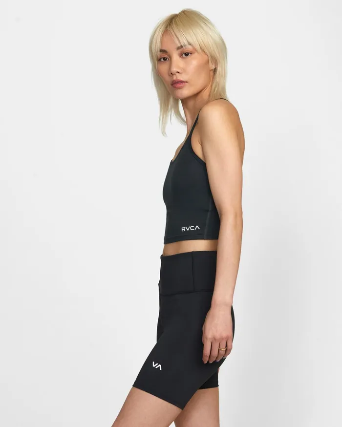 RVCA Tops Base Tank Sports Bra Black 8211 Women