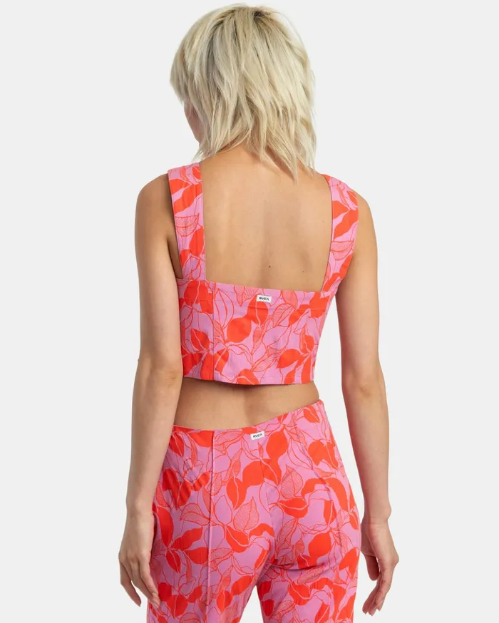RVCA Tops Villa Tank Top Cyclamen 8211 Women