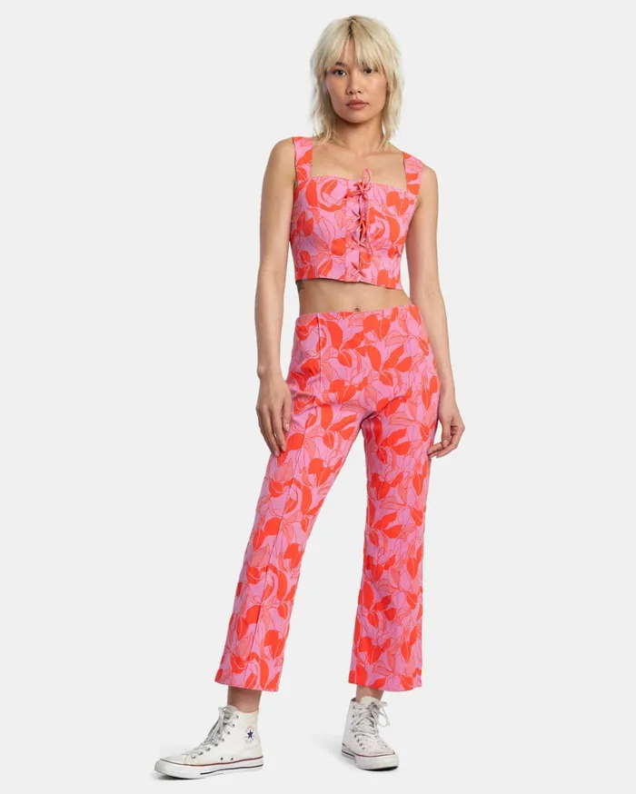 RVCA Tops Villa Tank Top Cyclamen 8211 Women