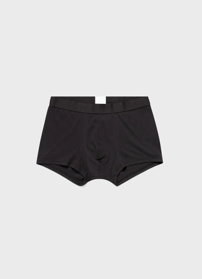 Sea Island Cotton Trunks Black Men SUNSPEL Trunks and Shorts