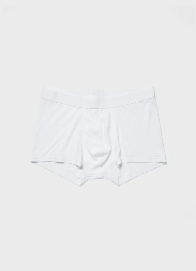 Sea Island Cotton Trunks White Men SUNSPEL Trunks and Shorts