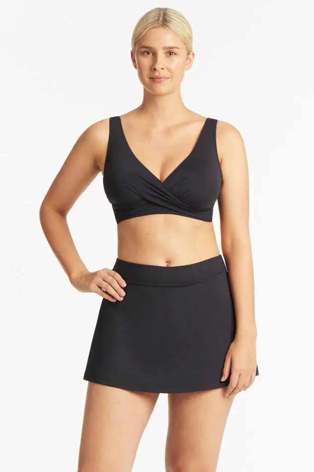 Sea Level Bottoms Eco Essentials Swim Skirt Eco Essentials Night Sky 8211 Women Sea Level Bottoms Eco Essentials Swim Skirt Eco Essentials Night Sky 8211 Women