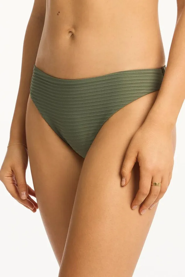 Sea Level Bottoms Spinnaker Regular Cheeky Pant Spinnaker Khaki 8211 Women