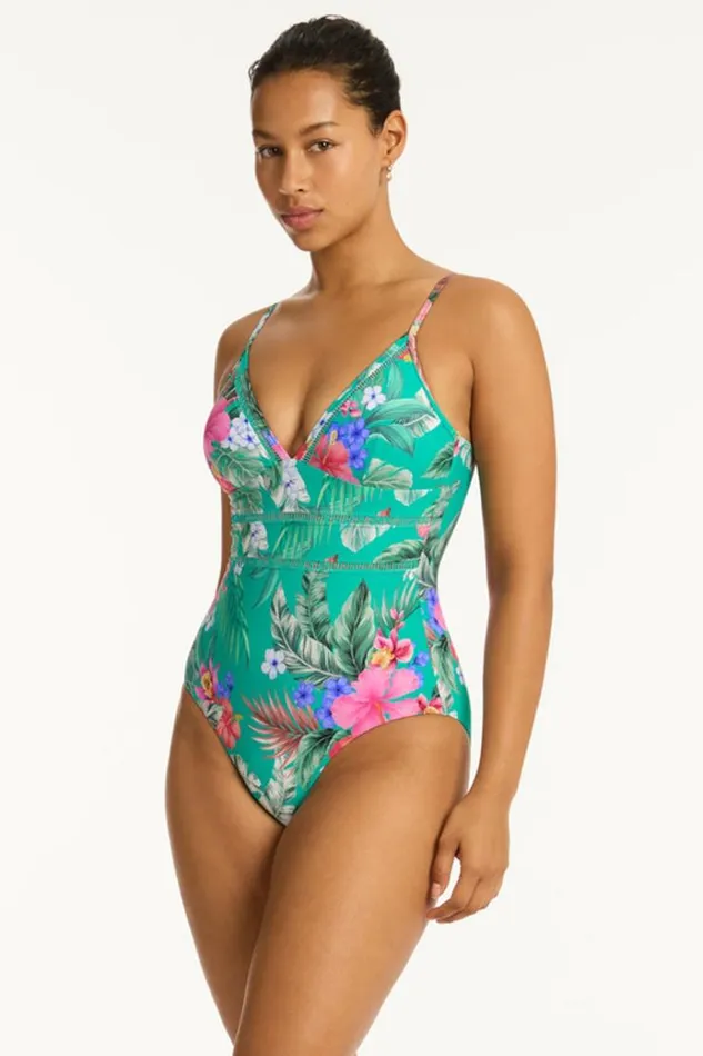 Sea Level One Pieces Pacifico Spliced Tri One Piece Pacifico 8211 Women