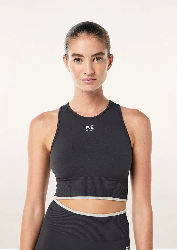 Seamless PE Nation Women RESTORE SEAMLESS TANK IN ASPHALT