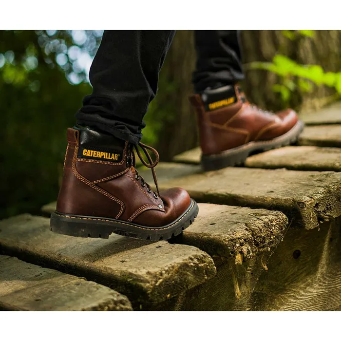 Second Shift Work Boot Tan Men Cat Footwear Boots