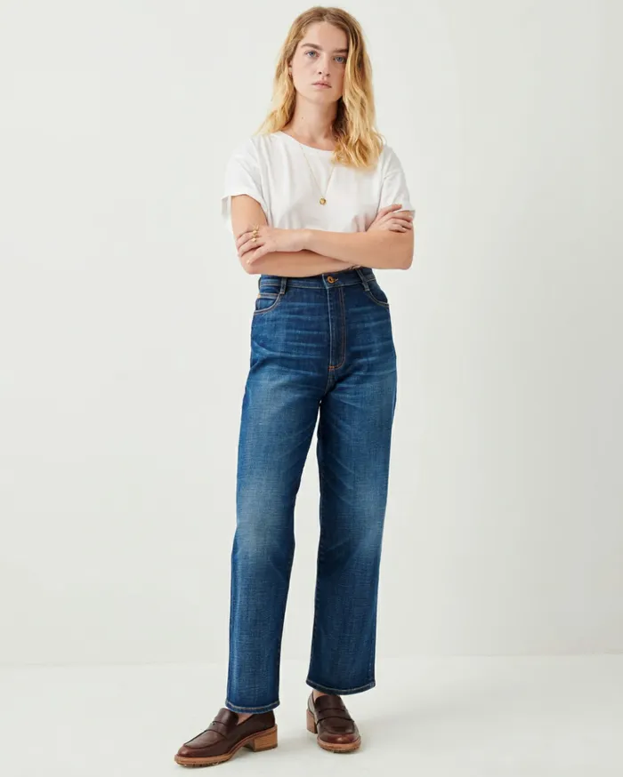 Sessn Womens Trousers Bay cruise Melody Blue