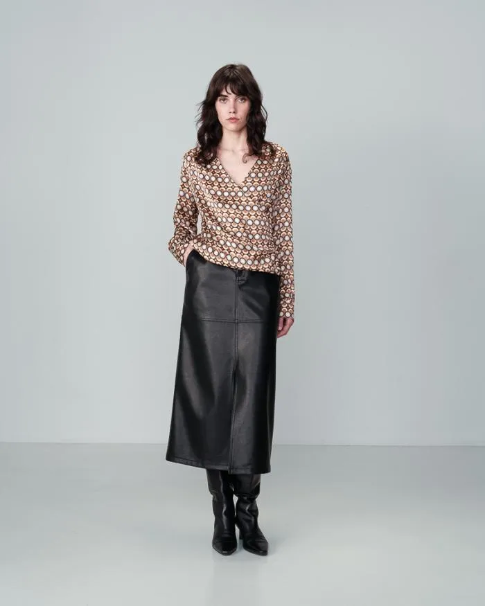 SHIRT CAMEL NOBLE Shop Grace and Mila Patterned Blouses