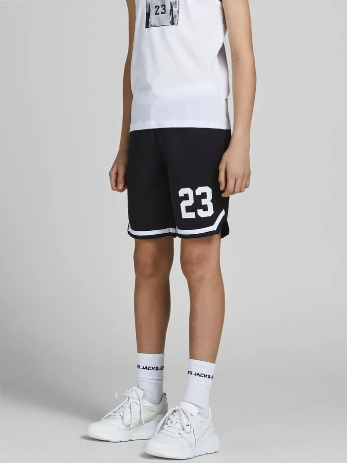 Shirts JACK and JONES Junior BOYS LONG INTERLOCK SWEAT SHORTS Black Black On Sale Shirts JACK and JONES Junior BOYS LONG INTERLOCK SWEAT SHORTS Black Black On Sale