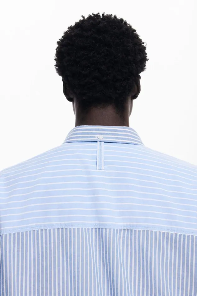 Shirts Men Desigual Striped Shirt Black