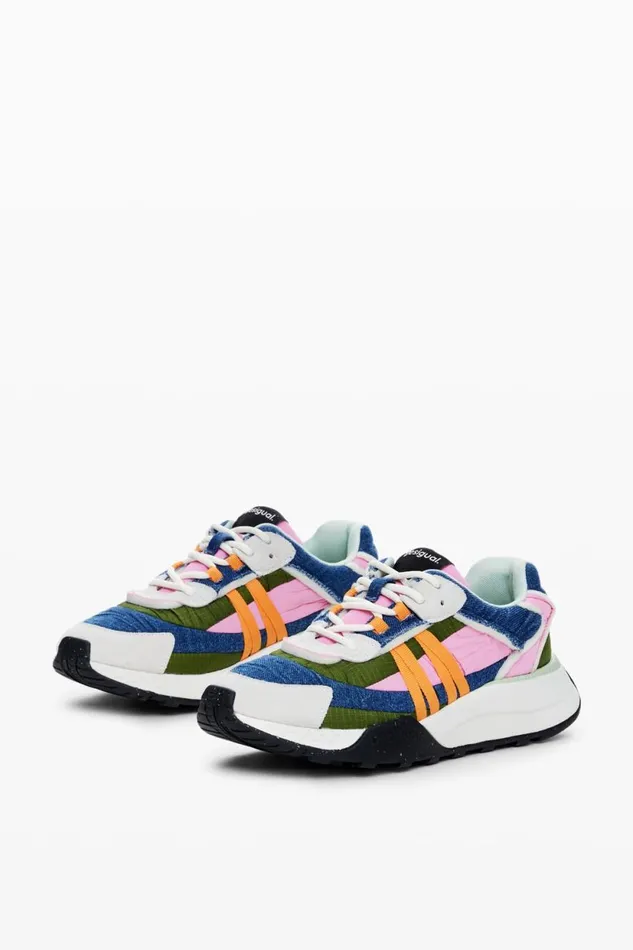 Shoes Women Desigual Jogger Sneaker Materialfinishes