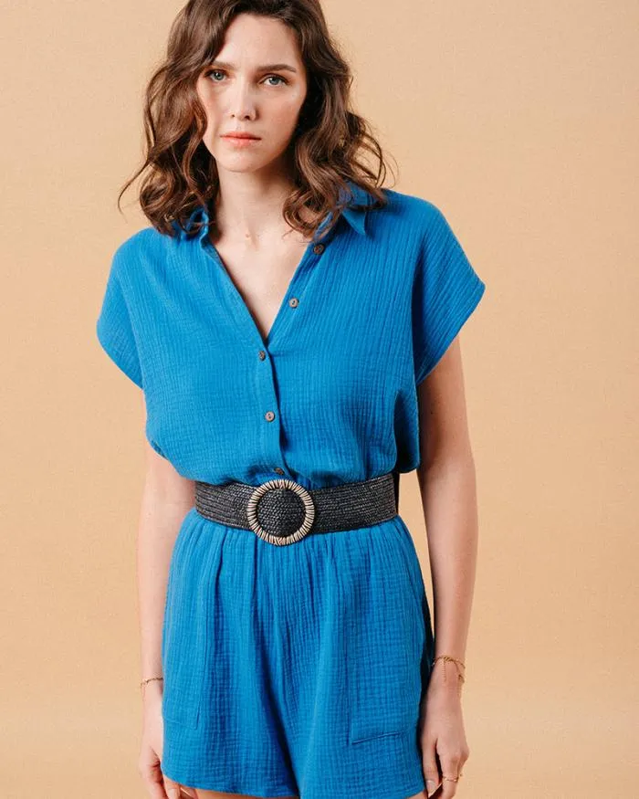SHORT BLEU MINI Shop Grace and Mila Shorts