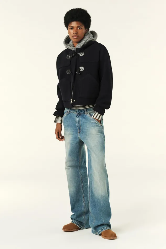 Short Coat Paimee Blue Women Baandsh Jackets and Coats