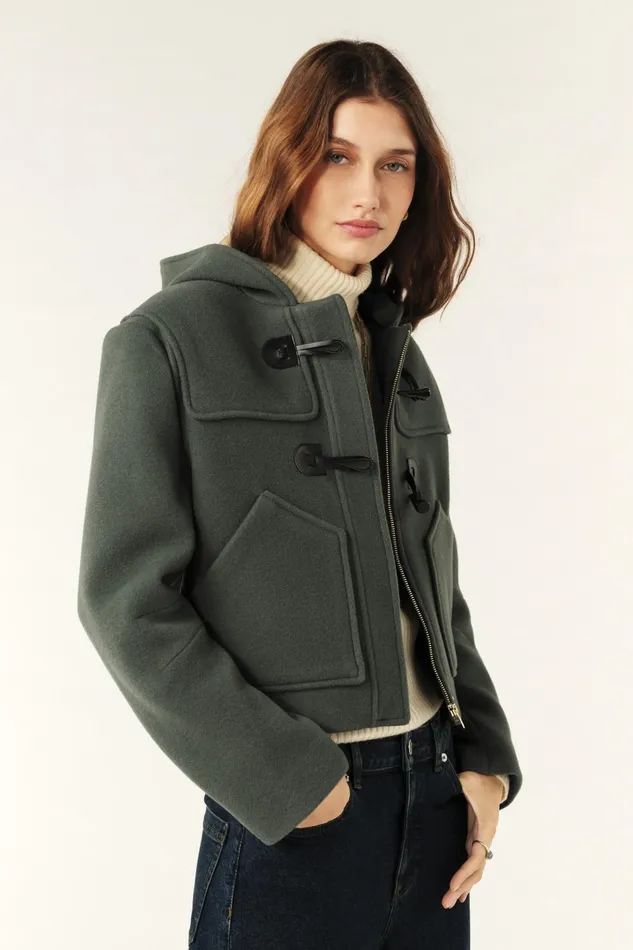 Short Coat Paimee Blue Women Baandsh Jackets and Coats