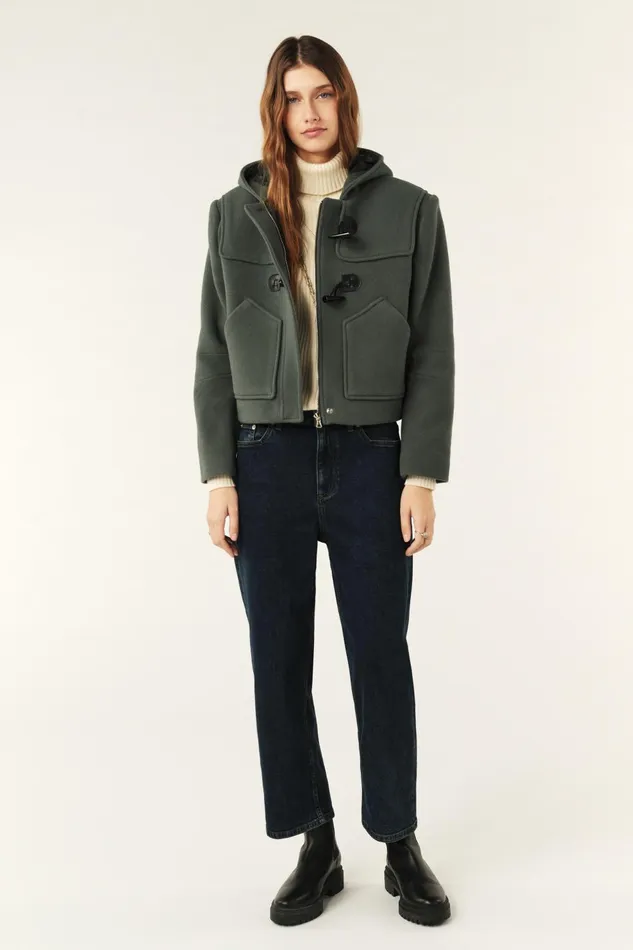 Short Coat Paimee Blue Women Baandsh Jackets and Coats