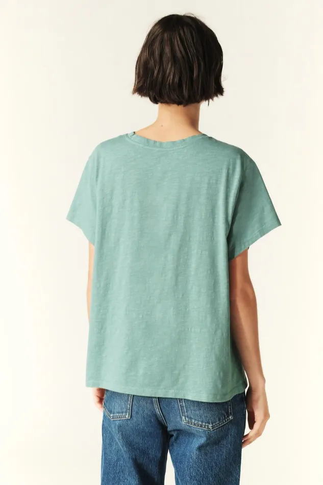 ShortSleeve Tee Shirt Mita Green Women Baandsh TShirts and Tank Tops