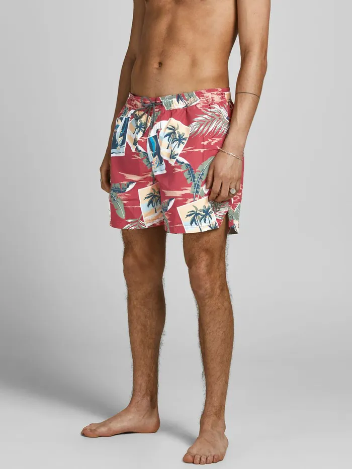 Shorts JACK and JONES Mens BALI AKM TROPICANA SWIM SHORTS Pink Slate Rose For Sale Shorts JACK and JONES Mens BALI AKM TROPICANA SWIM SHORTS Pink Slate Rose For Sale