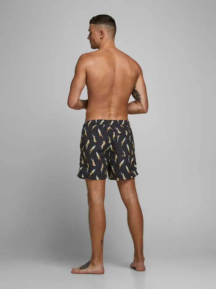 Shorts JACK and JONES Mens COLOURFULL SWIM SHORTS Black Black Gift for Friend