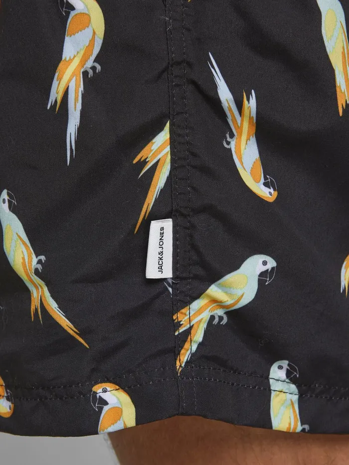 Shorts JACK and JONES Mens COLOURFULL SWIM SHORTS Black Black Gift for Friend