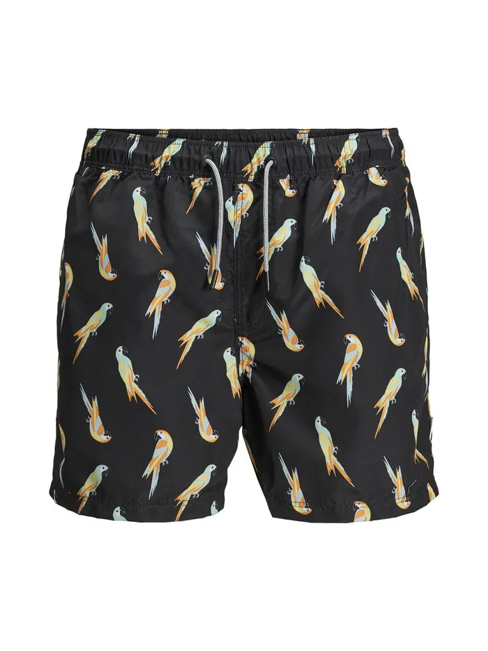 Shorts JACK and JONES Mens COLOURFULL SWIM SHORTS Black Black Gift for Friend