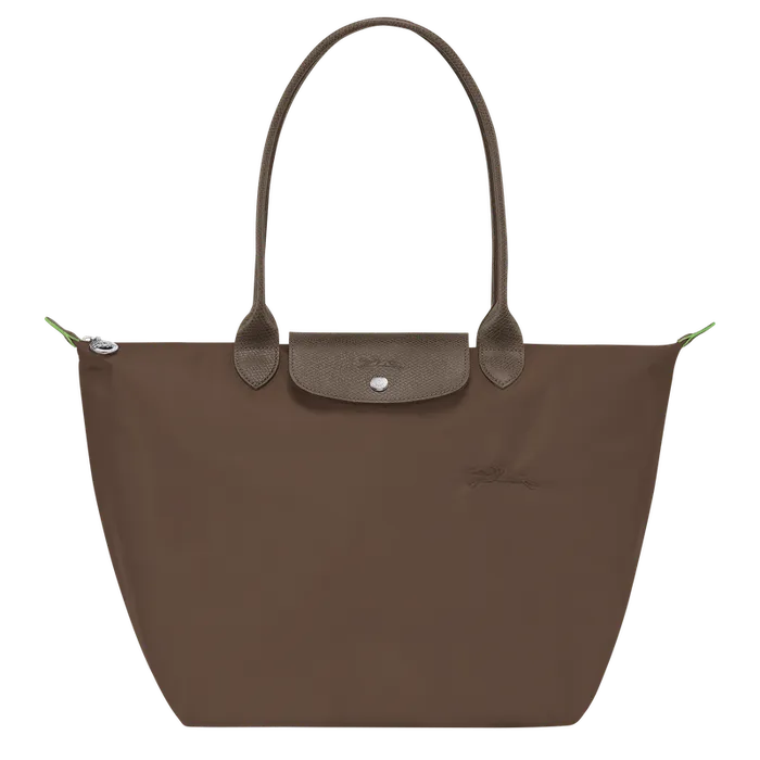 Shoulder bags Women Longchamp Le Pliage Green L Tote bag TerraTerraTerra