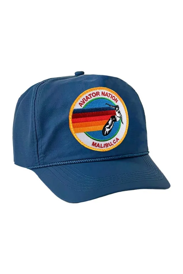 Signature Malibu Vintage Nylon Trucker Hat WomenMen Aviator Nation Trucker Hats