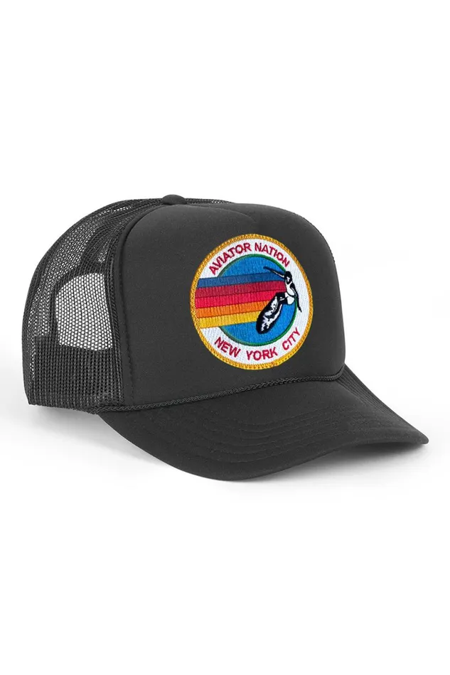 Signature New York City 8211 Vintage Low Rise Trucker WomenMen Aviator Nation Trucker Hats Signature New York City 8211 Vintage Low Rise Trucker WomenMen Aviator Nation Trucker Hats