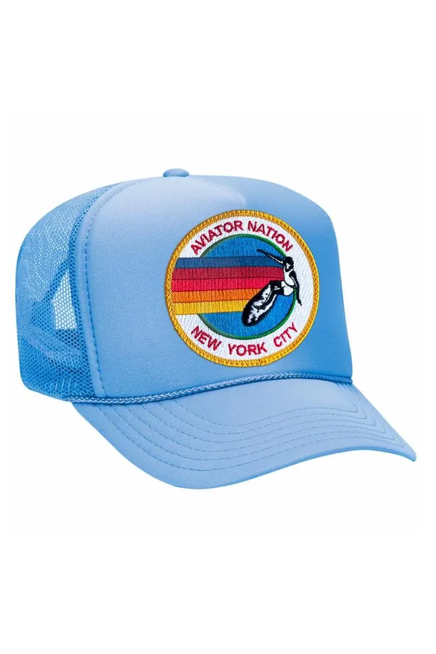 Signature New York City 8211 Vintage Low Rise Trucker WomenMen Aviator Nation Trucker Hats