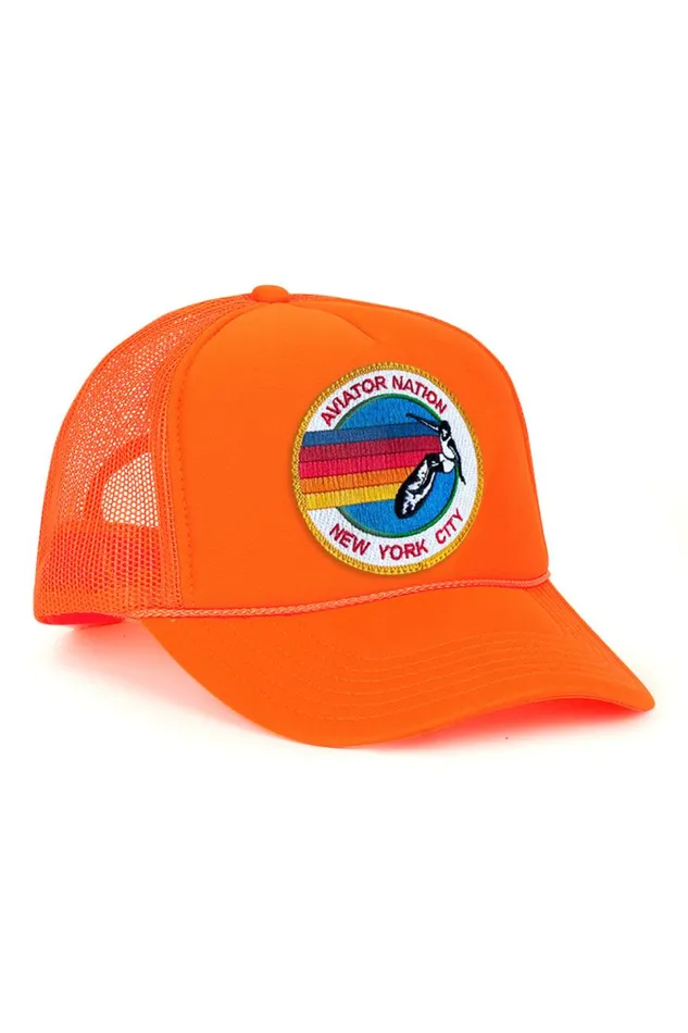 Signature New York City 8211 Vintage Low Rise Trucker WomenMen Aviator Nation Trucker Hats