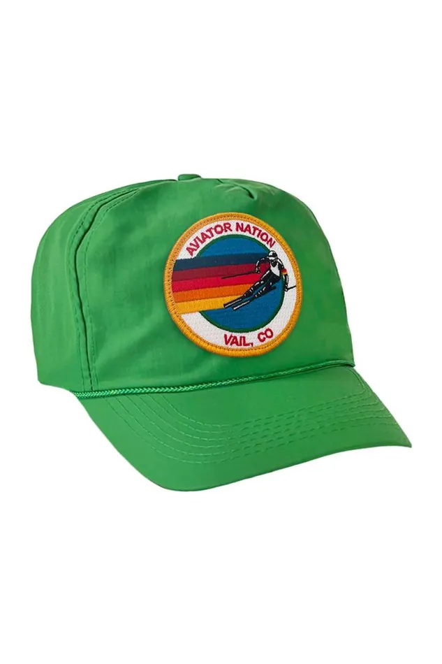 Signature Vail Vintage Nylon Trucker Hat WomenMen Aviator Nation Trucker Hats