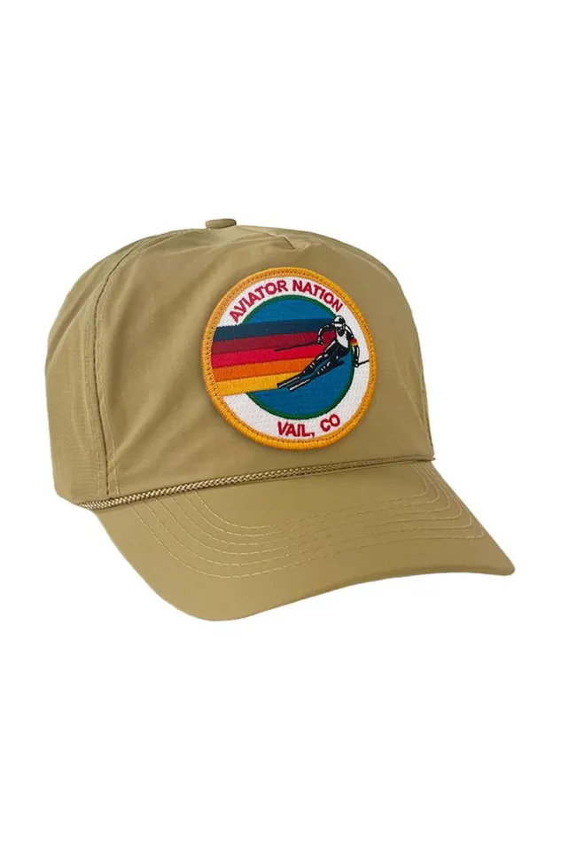 Signature Vail Vintage Nylon Trucker Hat WomenMen Aviator Nation Trucker Hats