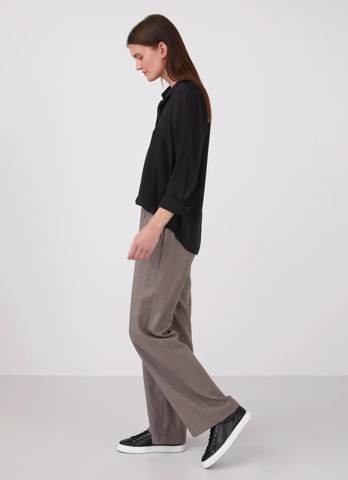 Silk Blouse Black Women SUNSPEL Shirts and Blouses