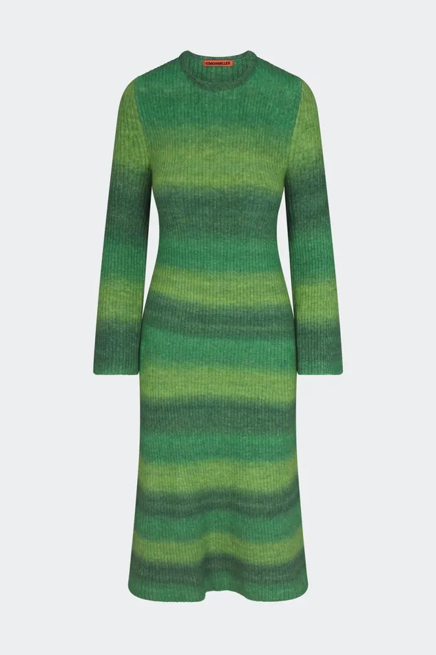 Simon Miller Dresses Women Axon Dress In Gummy Green Multi