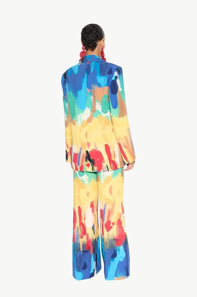 Simon Miller Outerwear Women Lennox Crepe Jacket In Palette Print Simon Miller Outerwear Women Lennox Crepe Jacket In Palette Print