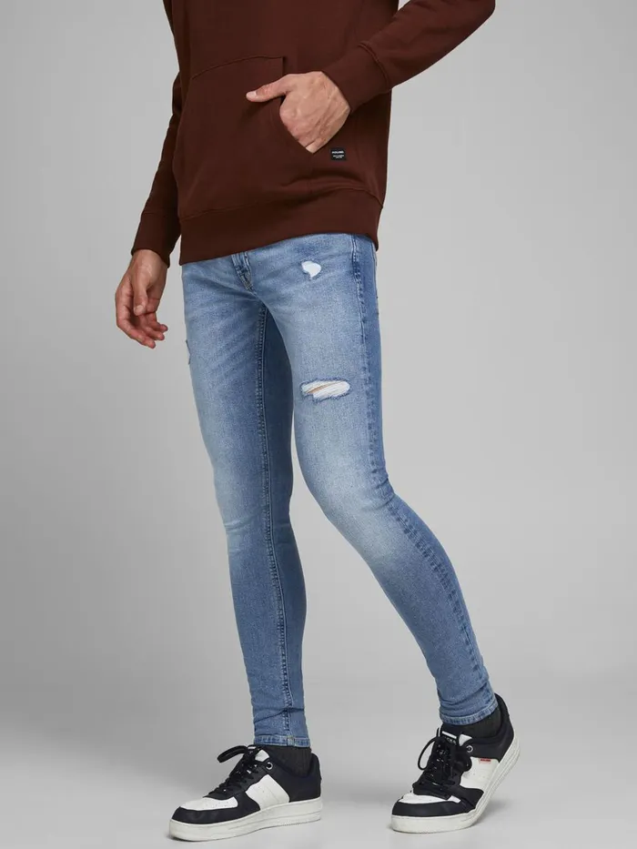 Skinny Jeans JACK and JONES Mens TOM ORIGINAL 037 SKINNY FIT JEANS Blue Blue Denim Skinny Jeans JACK and JONES Mens TOM ORIGINAL 037 SKINNY FIT JEANS Blue Blue Denim