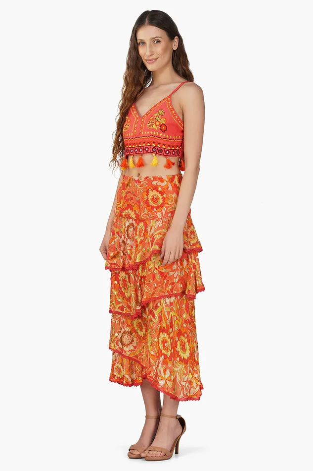 Skirts America and Beyond Women Garden Glory Skirt