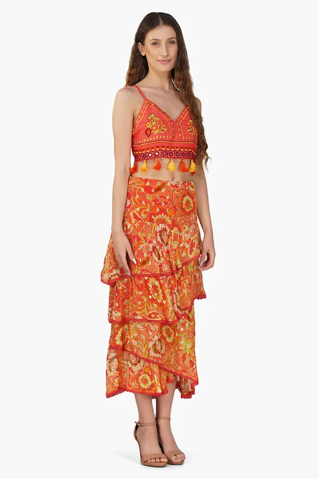 Skirts America and Beyond Women Garden Glory Skirt