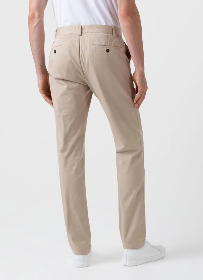 Slim Fit Chino Light Stone Men SUNSPEL Pants