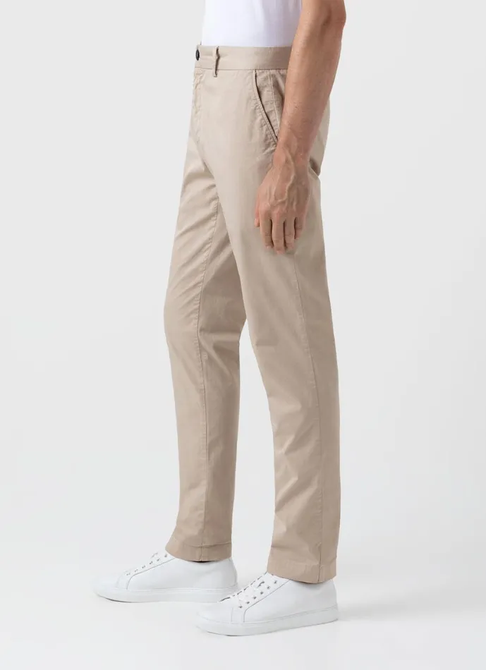 Slim Fit Chino Light Stone Men SUNSPEL Pants