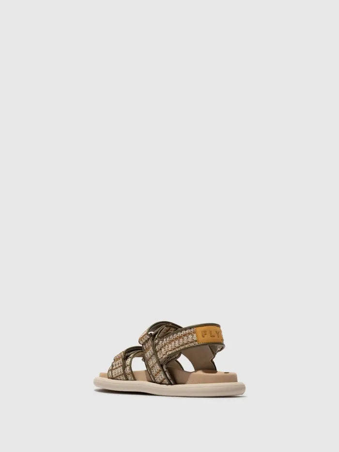 SlingBack Sandals PAAV228FLY KHAKIBUMBLEBEE Women Fly London Sandals