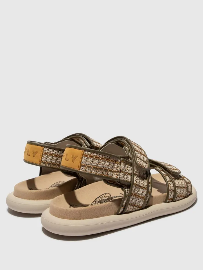 SlingBack Sandals PAAV228FLY KHAKIBUMBLEBEE Women Fly London Sandals