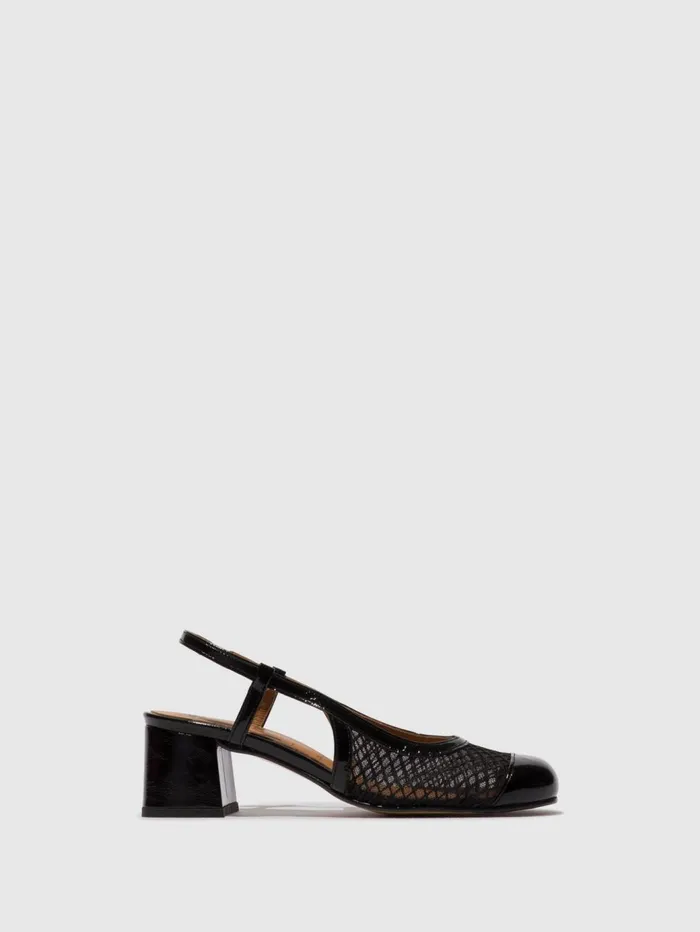 SlingBack Sandals SOKI273FLY BLACK Women Fly London Sandals