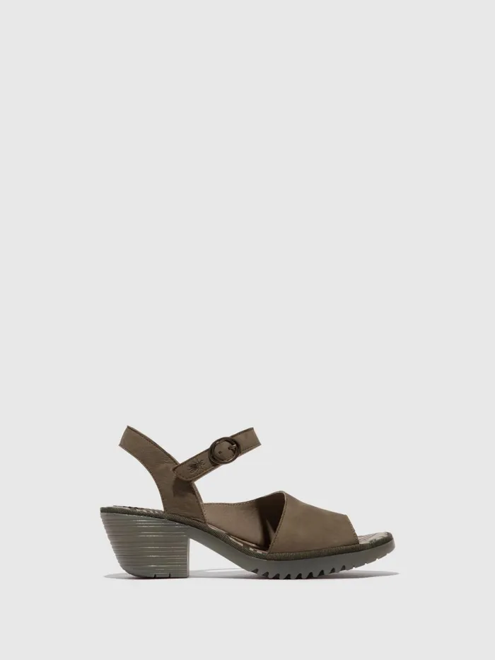 SlingBack Sandals WELY439FLY KHAKI Women Fly London Sandals