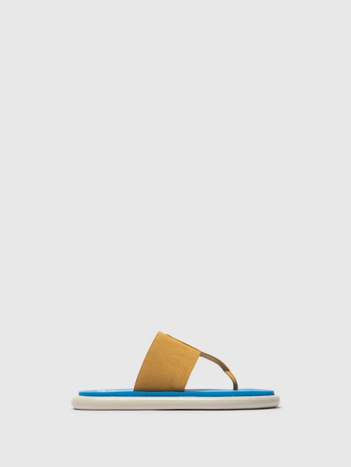 Slipon Sandals ONIA065FLY YELLOWYELLOWAZURRE Women Fly London Sandals
