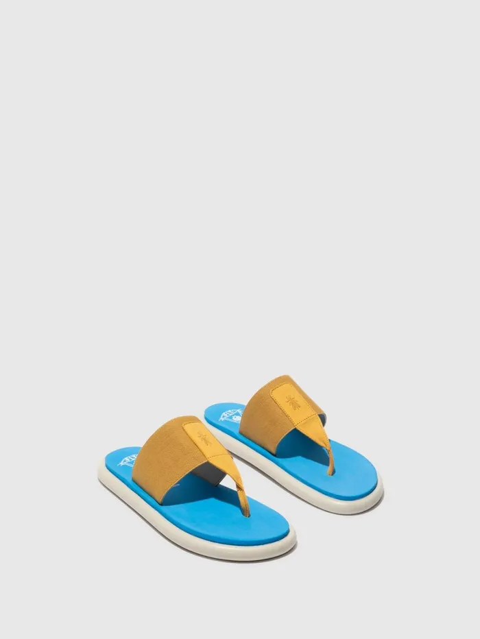 Slipon Sandals ONIA065FLY YELLOWYELLOWAZURRE Women Fly London Sandals