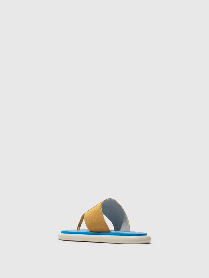Slipon Sandals ONIA065FLY YELLOWYELLOWAZURRE Women Fly London Sandals