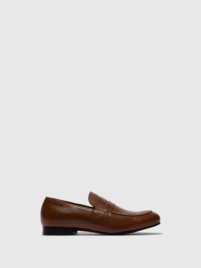Slipon Shoes DRIK226FLY COGNAC Men Fly London Shoes